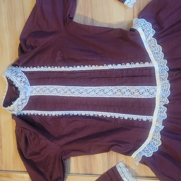 Vintage 70s Gunne Sax Junior Dress S - Picture 5 of 17